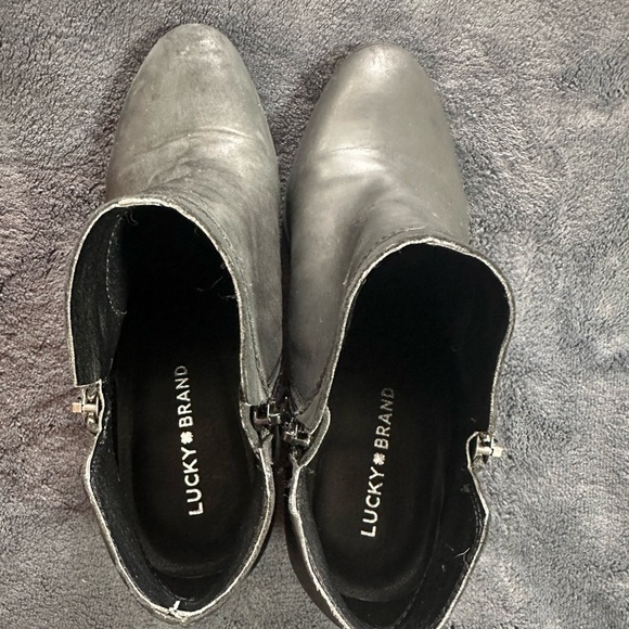 Lucky Brand Noryn Black Booties Size 10 - Picture 4 of 10